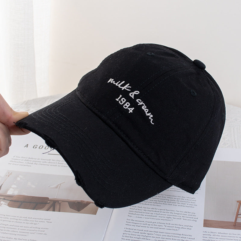 Wholesale Baseball Cap Simple Face Shown Small Wide-brimmed Soft-top Hat